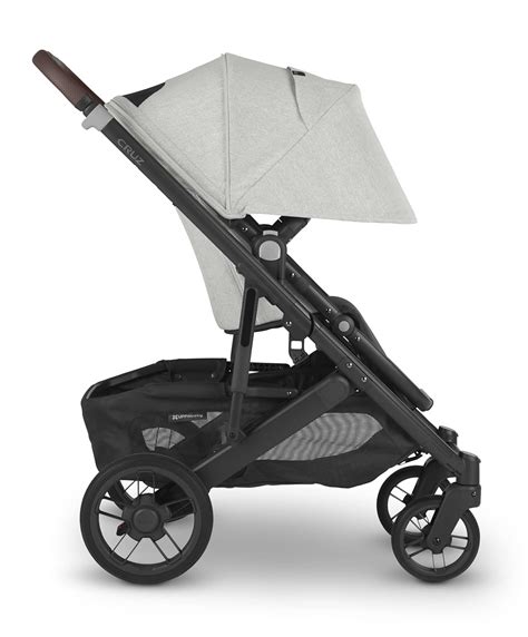 Buy Cruz V2 Stroller -Anthony (White and Grey Chenille/Carbon/Chestnut ...