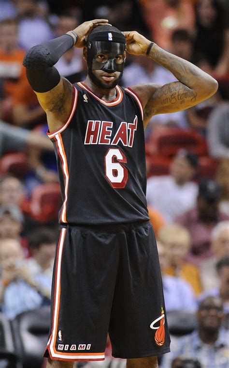 Lebron James Black Mask Wallpaper