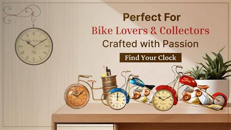 Perfect Clocks for Bike Lovers & Collectors – Crafted with Passion by ...