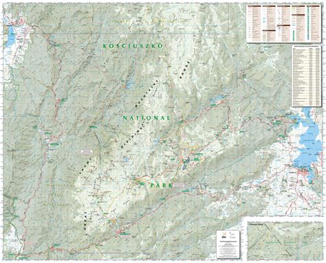 Kosciuszko National Park (NSW) Topographic Map | Shop Mapworld