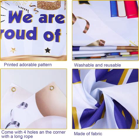 Buy HOWAF Large Graduation Background Banner for Graduation Party ...