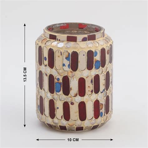 Buy Mabel Glass Mosaic Votive Candle Holder from Home Centre at just ...