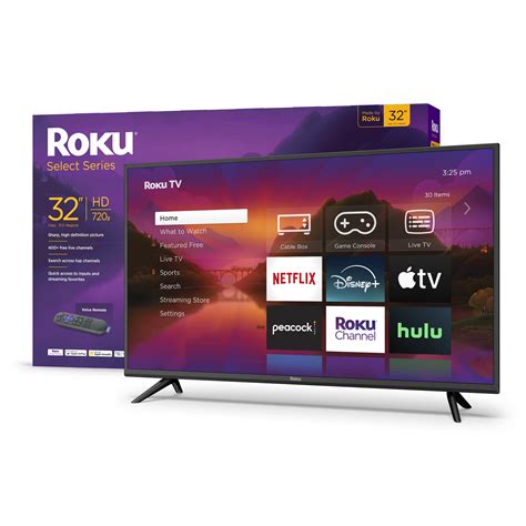 Roku 32-Inch Select Series 720p HD Smart Roku TV with Roku Voice Remote ...