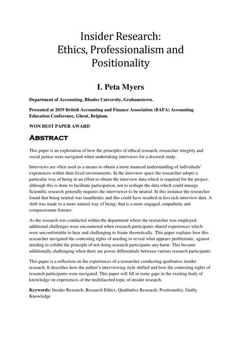 Rezultat imagine pentru Research Ethics Example