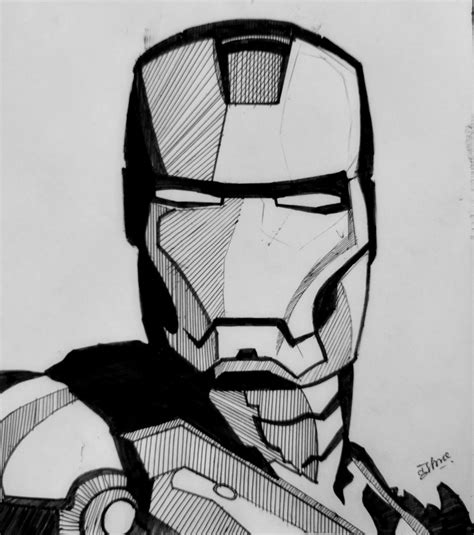 IRONMAN SKETCH in 2024 | Marvel art drawings, Iron man drawing, Iron ...
