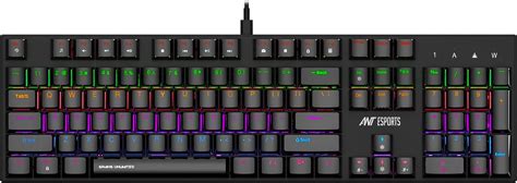 Amazon.in: Buy Ant Esports MK3200 V2 Wired Mechanical RGB Backlit ...