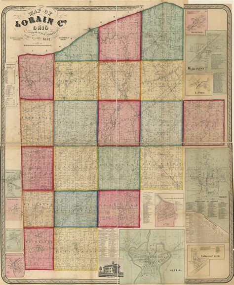 Lorain County, Ohio 1857 - WardMaps LLC