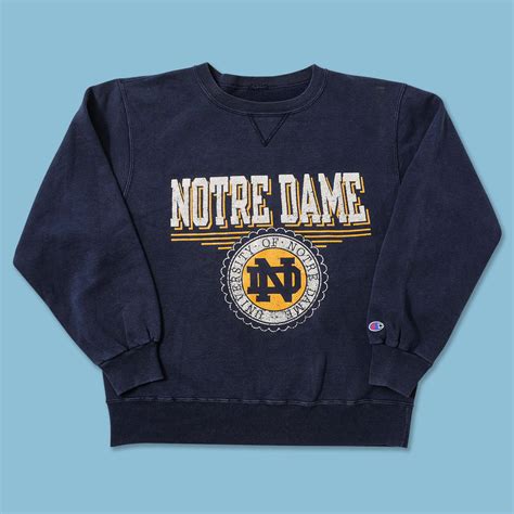 Champion Notre Dame Sweater Medium | Double Double Vintage