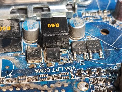 Good MOSFETs at 5V for free? Recovering parts from an old PC motherboard