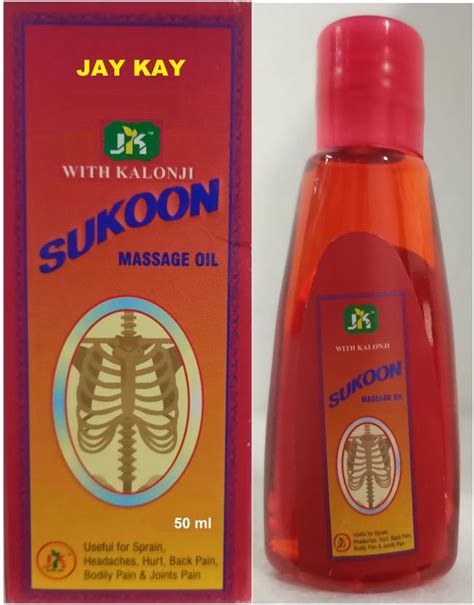 JAY KAY | Sukoon Massage Oil For Body Pain, Joint Pain, Headache ...