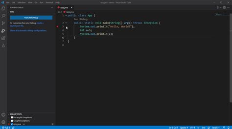 Debugger for Java Vscode 的图像结果