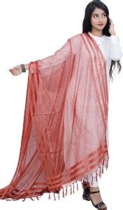 Urban Desi Art Silk Striped Women Dupatta - Buy Urban Desi Art Silk ...