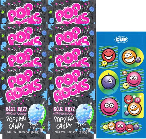 Amazon.com : Pop Rocks Candy - Pop Rocks Bulk Pack by Gaudum (Cherry, 1 ...