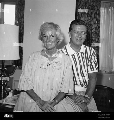 Comedienne Phyllis Diller, 45-year-old mother of five, shown with her ...