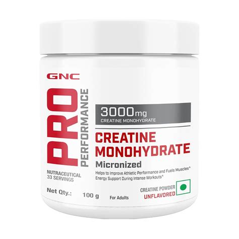 GNC Pro Performance Pure Micronized Creatine Monohydrate | Instantized