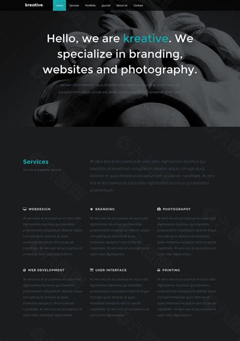 Top 33 Free One-Page Website Templates Using Bootstrap 2020 - Colorlib