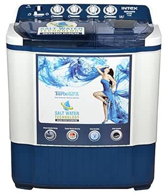 Intex 7.2 kg Semi-Automatic Top Loading Washing Machine (WMSA72DB, Dark ...