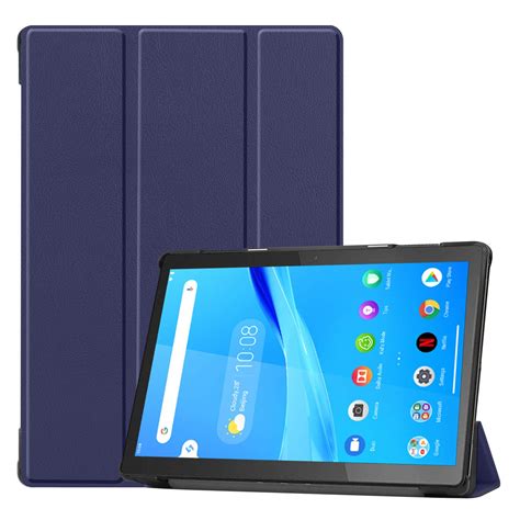 Robustrion Smart Trifold Hard Back Flip Stand Case Cover for Lenovo Tab ...
