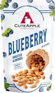 CUTEAPPLE Blueberry Flavoured Roasted Almonds 150g Almonds Price in ...