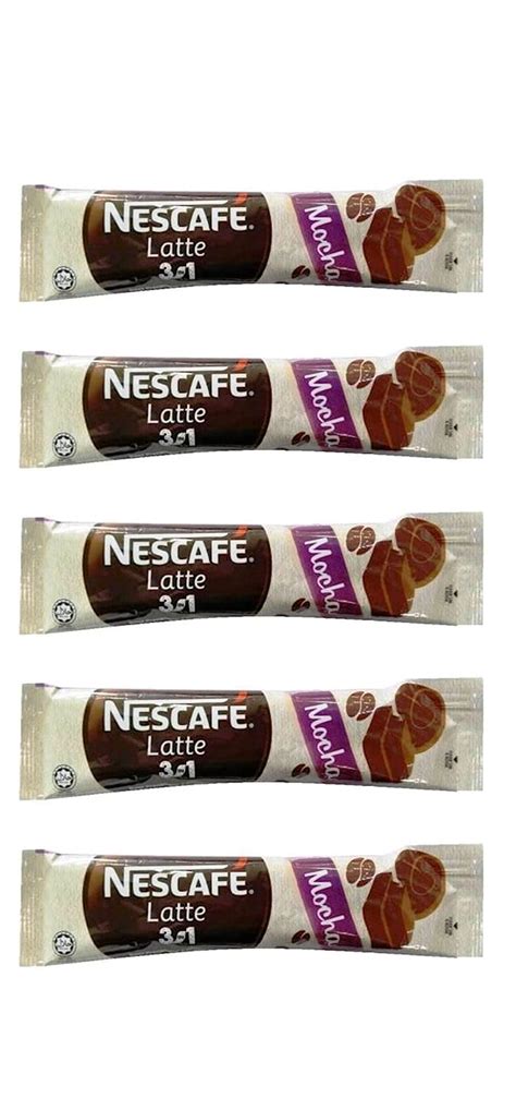 Nestlé Nescafe Latte Mocha 3 In 1 Sachets Pack Of 5 (5 X 31Gram) Powder ...