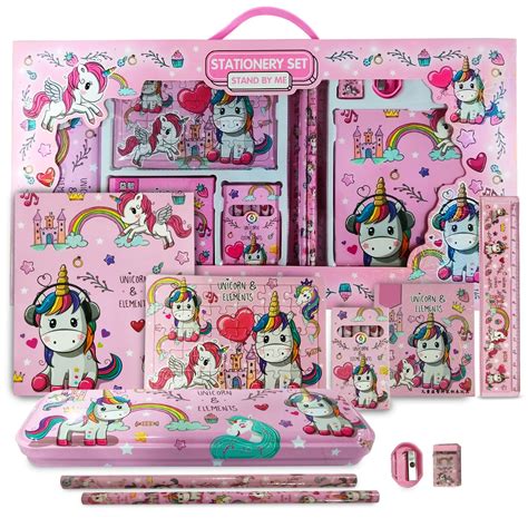 Party Propz Unicorn Stationary Set Kit For Girls- 10pcs, Unicorn Gifts ...