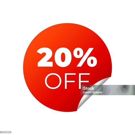 Red Vector Banner Sticker On White Background Stock Illustration ...