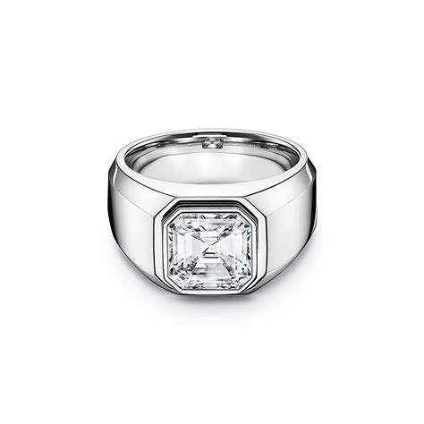 The Charles Tiffany Setting Men's Engagement Ring in Platinum with a ...