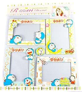 Doraemon 3D Photo Frame Wall Sticker Set Of 4: Amazon.in: Toys & Games