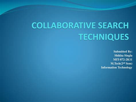 Image result for Collaborative Search Engine