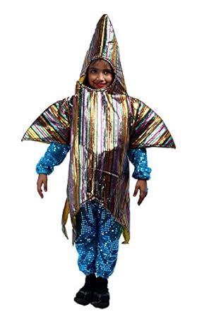 Star fish sea creature Fancy dress costume for kids (4-6 yrs) : Amazon ...