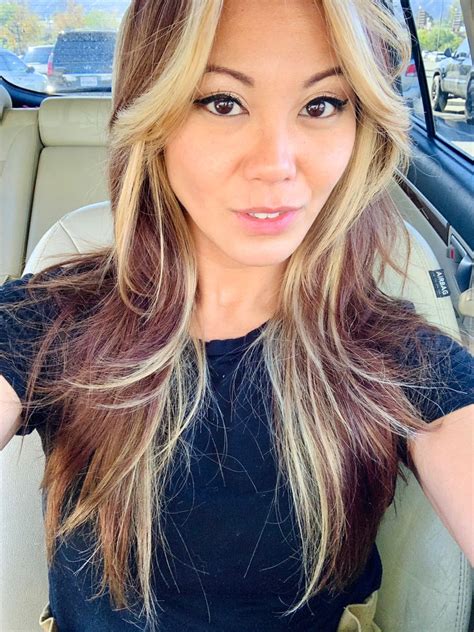 brown hair with halo highlights