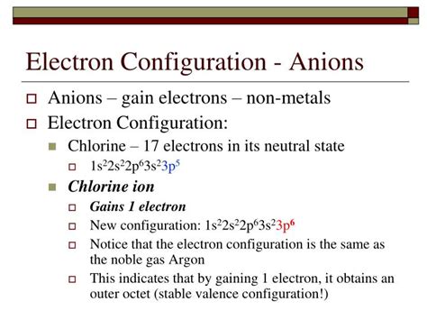 PPT - Electron Configuration: Ions PowerPoint Presentation - ID:721039