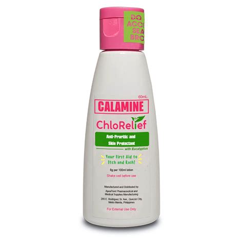 CHLORELIEF Calamine Anti-Itch and Rash Lotion 60ml | Shopee Philippines
