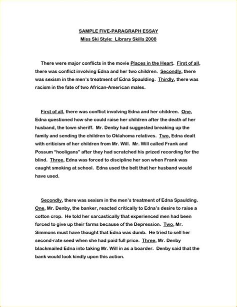 Image result for 3 Paragraph Essay Example