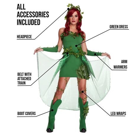 Morph, Green Ivy Costume Women, Poisonous Ivy Costume Women, Villain ...
