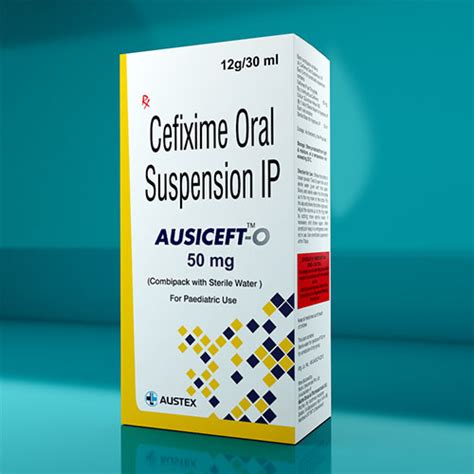 AUSICEFT - O 50MG DRY SYRUP Austex Pharmaceutical Pvt. Ltd.