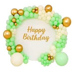 VAMEXA Birthday Balloon Decoration Kit Elegant Arch Backdrop for Boys ...