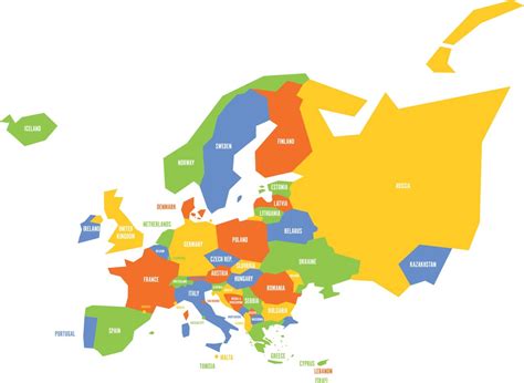 Europe Map Simple 的图像结果