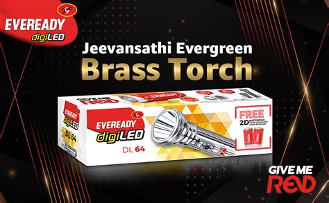 Eveready Jeevansathi DL64 | 0.75W LED Torch with Classic & Retro Touch ...