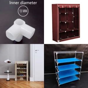 FABURA 3 WAY Connector for Shoe rack 4 WAY CONNECTOR Wire Connector ...