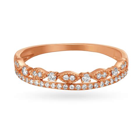 Sleek And Glamorous Diamond Finger Ring