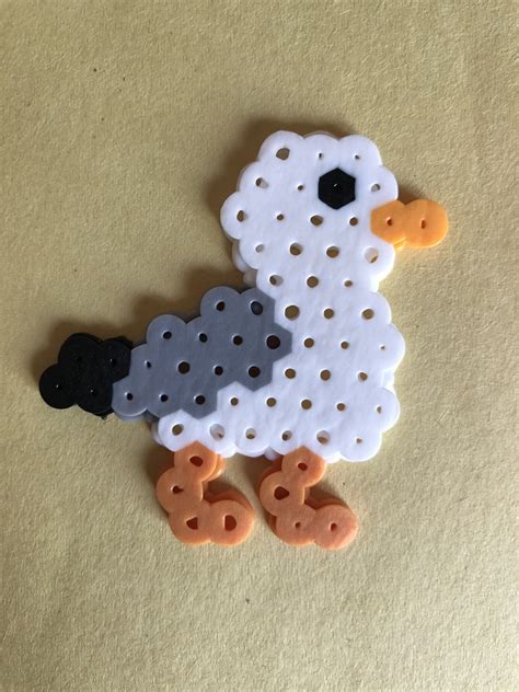 Seagull | Diy perler beads, Easy perler bead patterns, Hama beads design