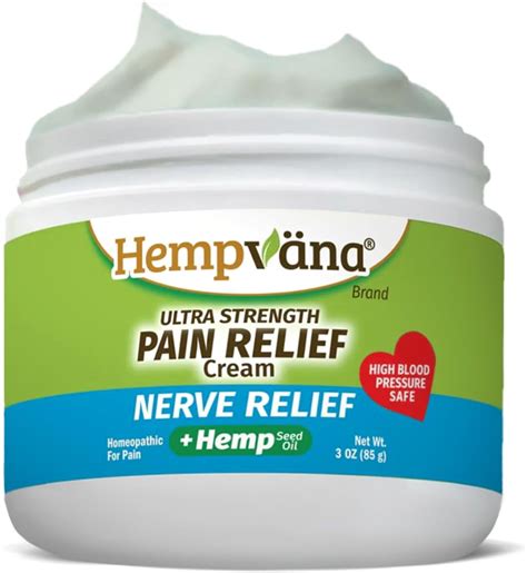 Amazon.com: Hempvana Platinum 5% Lidocaine Relief Cream, Maximum ...