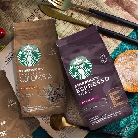 星巴克咖啡粉200g/进口中度烘焙哥伦比亚咖啡粉/葡萄牙黑咖啡速溶