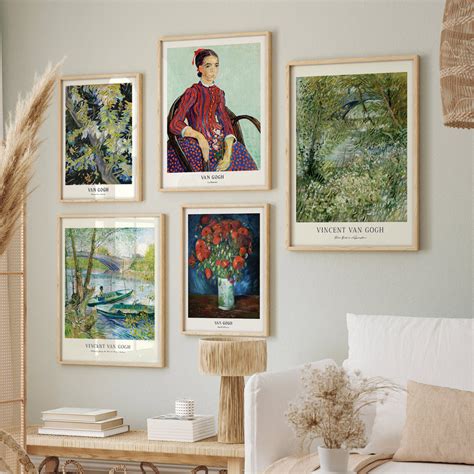 Van Gogh Inspired Gallery Wall Set of 5: Timeless Art for Your Decor ...