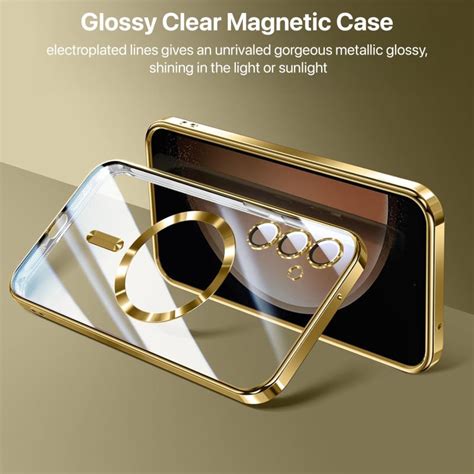 Vaku ® Samsung Galaxy S24 FE Luxury Electroplated Magnetic Magsafe ...