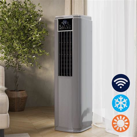 electriQ SupremeCool 10000 BTU Quiet Smart Portable Air Conditioner ...