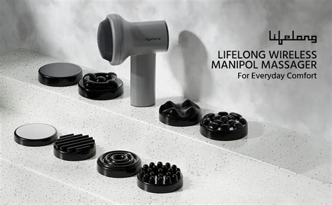 Lifelong Wireless Manipol Hand Massager|Percussion Massage|Handheld ...