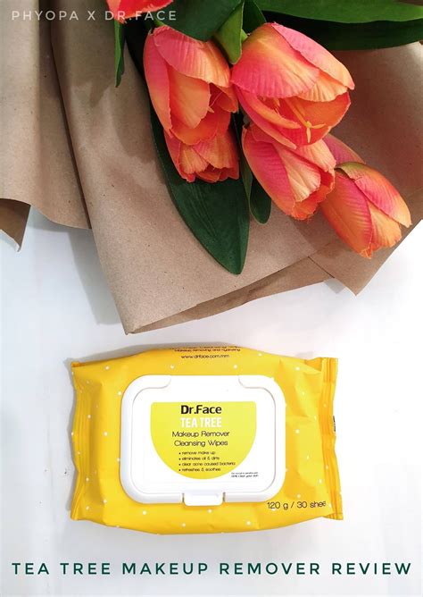 Dr.Face Tea Tree Makeup Remover Cleansing Wipes #Review 💟💐🌿🌿
