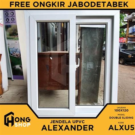 Jual Jendela UPVC Alexander 100x120 Sliding 2 Daun / Double Sliding ...